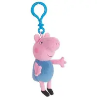 Nickelodeon sleutelhanger Peppa Pig pluche blauw 17 cm