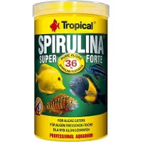 Tropical visvoer spirulina super forte 36% flakes - 200G/1000ML