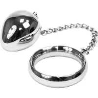 Rimba Bondage Play Donut cockring met anaal eitje Ø 40 mm 45 mm