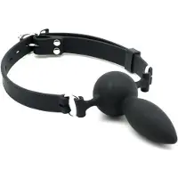 Rimba - Siliconen Gag Met dildo
