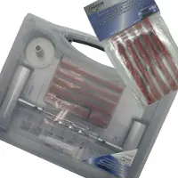 Benson PACK DEAL - Proffesionele Autoband reparatie set 31 delig + 1 pack navul Veters 10 cm - 10 stuks