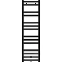 SaniGoods Base handdoek radiator 180x50 821 watt MO aansluiting mat zwart