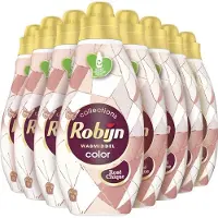 Robijn Klein & Krachtig Rosé Chique Vloeibaar Wasmiddel - 8 x 19 wasbeurten - Voordeelverpakking