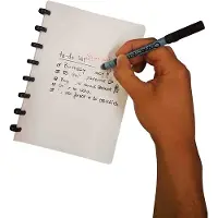 Correctbook A5 Uitwisbaar Notitieboek – Herbruikbaar schrift – Midnight Blue – Gelinieerd – Inclusief pen & wisdoekje – Aanvulbaar met extra pagina’s