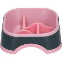 Eat Slow anti schrokbak Amaze Pinwheel M Roze