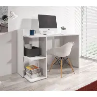 Meubella - Bureau Pierre - Wit - 120 cm