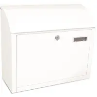 V-Part - Wandbrievenbus Denian - Galvanized Steel Powder Coated - wit - Brievenbus