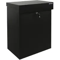 Logixbox Topbox-XL-pakketkast-wandmontage-Stardust Black
