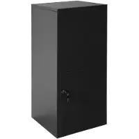 Logixbox Pakketbrievenbus Logixbox Frontbox DeLuxe Uni achteruitname - grijs