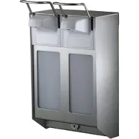 Mediqo-Line MediQoline DUO Zeep & desinfectiemiddeldispenser 1000 ml KB RVS