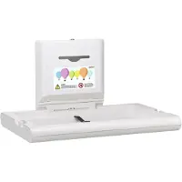 Mediclinics Babyverschoontafel horizontaal wit CP0016H Biocote-besch...