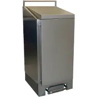 Dutch Bins RVS afvalzakhouder 120 liter AVZH 120 E