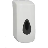 Plastiqline Kunststof zeepdispenser 400 ml voor wandmontage