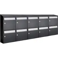 Allux Flow Set 5-Breed, 2-Hoog Met Dak Zwart - 40040070_5x2d