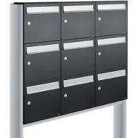 Allux Flow Set 3-Breed, 3-Hoog Op Statief Zwart - 40040070_3x3s