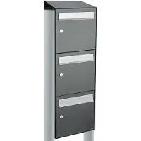 Allux Flow Set 3-Hoog Met Dak Op Statief Antraciet - 40040065_1x3ds