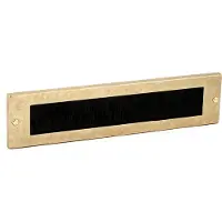 Hardbrass Mariani Tochtwering Tochtborstel T.B.V. Ellen Getrommeld 330X79MM