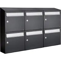 Allux Flow Set 3-Breed, 2-Hoog Met Dak Zwart - 40040070_3x2d