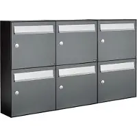 Allux Flow Set 3-Breed, 2-Hoog Antraciet - 40040065_3x2