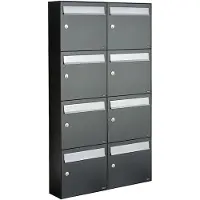 Allux Flow Set 2-Breed, 4-Hoog Antraciet - 40040065_2x4