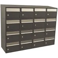 Stoer! Brickset 4-Breed, 4-Hoog Met Dak Antraciet - 40215065_4x4d