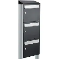 Allux Flow Set 3-Hoog Met Dak Op Statief Zwart - 40040070_1x3ds