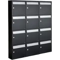 Allux Flow Set 3-Breed, 4-Hoog Zwart - 40040070_3x4
