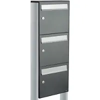 Allux Flow Set 3-Hoog Op Statief Antraciet - 40040065_1x3s