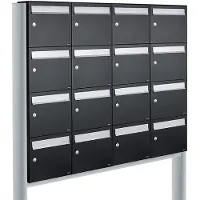 Allux Flow Set 4-Breed, 4-Hoog Op Statief Zwart - 40040070_4x4s