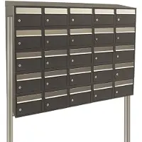 Stoer! Brickset 5-Breed, 5-Hoog Met Dak Op Statief Antraciet - 40215065_5x5ds