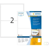 Herma 10314 Verwijderbare etiketten, A4, 199,6 x 143,5 mm, wit, wit, Movables-Technology
