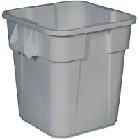 Rubbermaid Vierkant afvalbak Brute , 105 liter, 550 mm, grijs