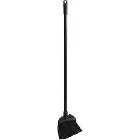 Rubbermaid Lobby Pro-bezem, met één hand te hanteren, met afgeschuinde borstelharen, L 190,5 x B 50,8 x H 889 mm, kunststof, zwart
