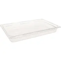 Rubbermaid Gastronorm voedselpan 1/1 8,5 ltr, Rubbermaid, model: Vb 000130, 6 stuks per verpakking, transparant