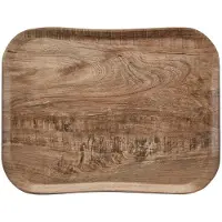 Cambro Century dienblad licht olijfhout dessin 36 x 46cm, 1,5(h) x 46(b) x 36(d)cm