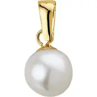 The Jewelry Collection Hanger Parel 7 mm - Geelgoud