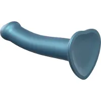Strap-On-Me Strap on Me Dildo Metallic Blauw - Medium