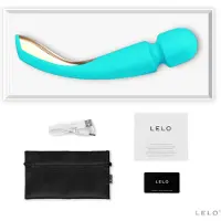LELO - vibrator massagestaf medium - turquoise
