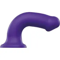 Strap-On-Me Semi-Realistische Dildo met zuignap - paars - maat M