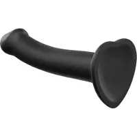 Strap-On-Me Semi-Realistische Dildo met zuignap - zwart - maat L