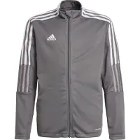 Adidas Unisex, Buitenjas, TIRO 21 TRAININGSJACK KINDEREN (116), Grijs, 116