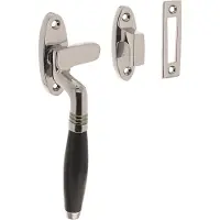 Intersteel Raamsluiting | | Ton (Links draaiend, Ebbenhout, Nikkel)