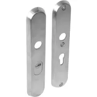 Intersteel Veiligheidsschilden SKG3 doorgaand profielcilindergat 55mm met kerntrekbeveiliging - RVS