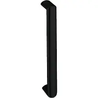 Hardbrass Voordeurgreep Moskou recht ovaal handgreep 371x40x21xmm. - mat zwart