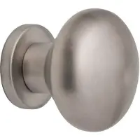 Hardbrass Voordeurknop Paddenstoel - RVS