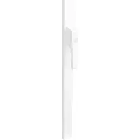 Intersteel Raamespagnolet afsluitbaar Links 1500mm met uitwisselbare cilinder RAL 9010 wit