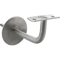 P & E P+E Leuninghouder rond ø58mm hol zadel rvs geborsteld