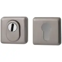 Hardbrass QBE SKG3 veiligheidsrozetten vierkant met kerntrekbeveiliging - PVD Inox