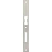 P & E P+E Sluitplaat zonder lip voor projectsloten met dag- en nachtsschoot 265x28mm rvs geborsteld