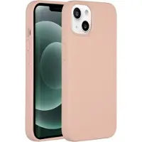 Accezz Liquid Silicone Backcover voor de Apple iPhone 13 Mini - Roze
